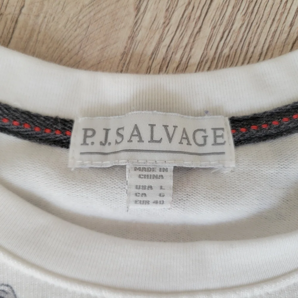 P.J.SALVAGE Pajama Set Size Large - Picture 3 of 11